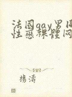 法国gay男同性恋裸体网址