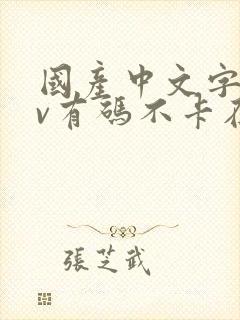 国产中文字幕av有码不卡在线