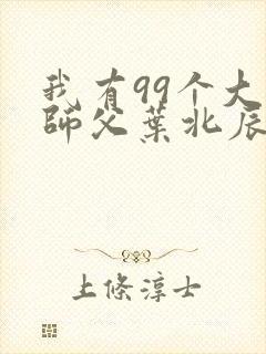 我有99个大佬师父叶北辰免费阅读小说无弹窗