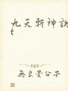 九天斩神诀txt封面