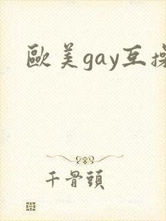 欧美gay互操