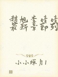 赵旭李晴晴小说最新章节列表