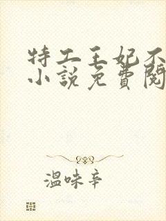 特工王妃不下堂小说免费阅读