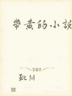 带黄的小说