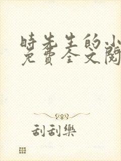 时先生的小甜妻免费全文阅读