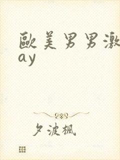 欧美男男激情gay