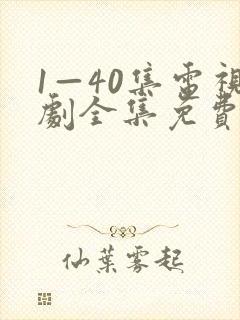 1—40集电视剧全集免费观看