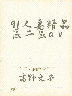 91人妻精品一区二区aⅴ封面