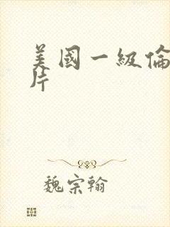 美国一级伦理大片