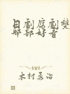 日剧腐剧双男主哪部好看