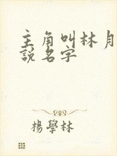 主角叫林月的小说名字