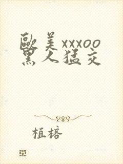 欧美xxxoo黑人猛交封面