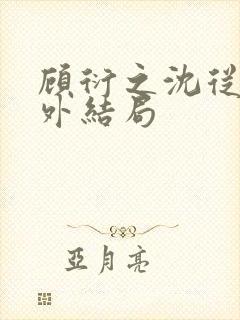 顾衍之沈从灵番外结局