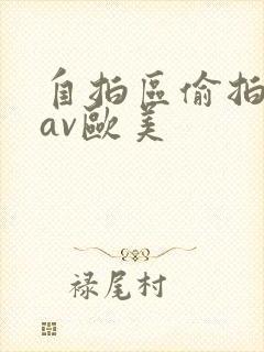 自拍区偷拍亚洲av欧美