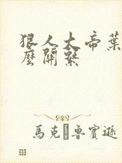 狠人大帝叶凡什么关系封面