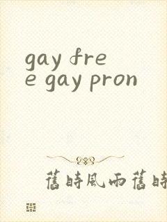 gay free gay pron