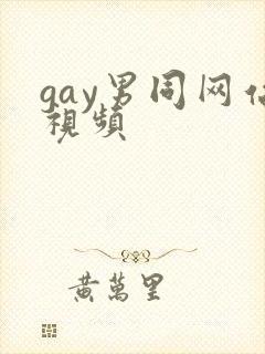 gay男同网站视频