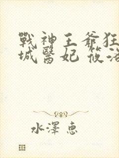 战神王爷狂宠倾城医妃 筱洛