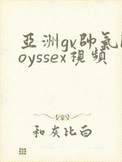 亚洲gv帅气boyssex视频