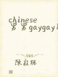 chinese男男gaygay网站