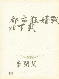 都市狂婿战神txt下载封面