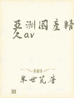 亚洲国产精品久久av