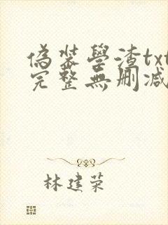 伪装学渣txt完整无删减封面