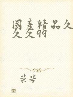 国产精品久久久久久99