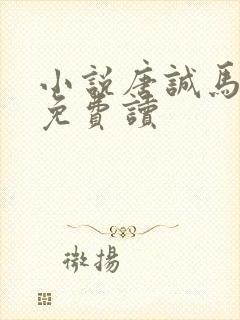 小说唐诚马玉婷免费读封面