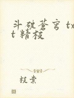 斗破苍穹 txt 精校