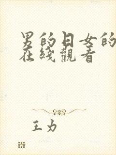 男的日女的视频在线观看