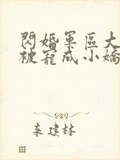 闪婚军区大佬她被宠成小娇妻