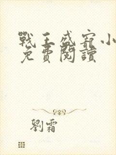 战王盛宠小医妃免费阅读