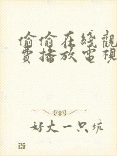 偷偷在线观看免费播放电视剧大全中封面