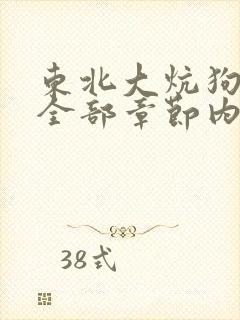 东北大炕狗儿娘全部章节内容小说全