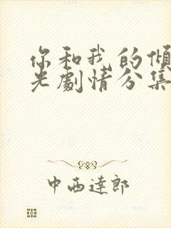 你和我的倾城时光剧情分集