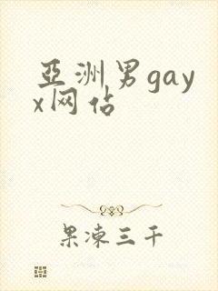 亚洲男gay x网站