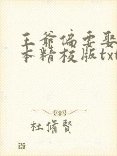 王爷偏要娶我完本精校版txt下载封面