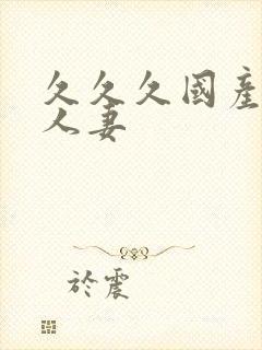 久久久国产精品人妻