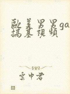 欧美男男gay搞基视频