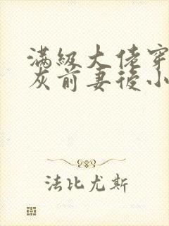 满级大佬穿成炮灰前妻后小说