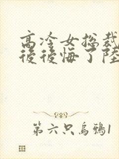 高冷女总裁离婚后后悔了陆尘封面