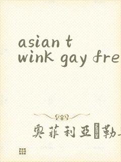 asian twink gay free封面