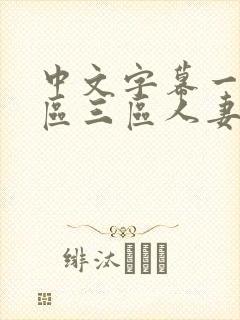 中文字幕一区二区三区人妻久久