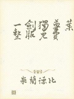 一剑独尊叶玄完整版免费