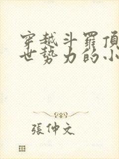 穿越斗罗顶级隐世势力的小说