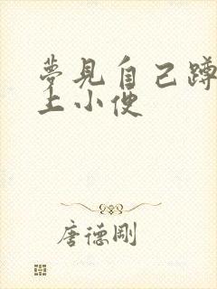 梦见自己蹲在地上小便