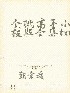 全职高手小说精校版全集txt