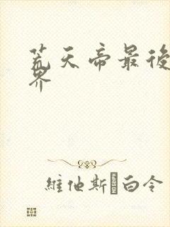 荒天帝最后的境界