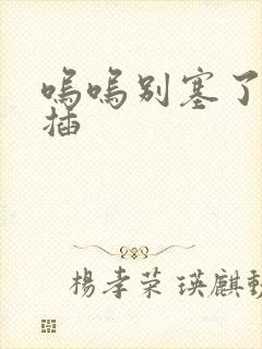 呜呜别塞了啊抽插